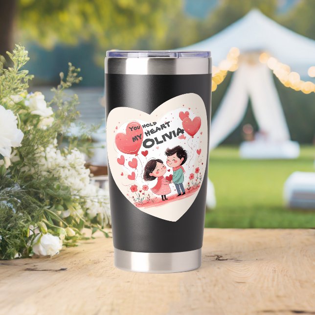 Gourde Isotherme bouteille d'eau (Mariage (pivotée))