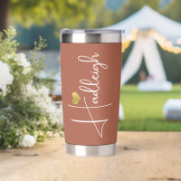 Bridesmaid | Nom du script Gold Heart Terracotta