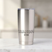 Cadeau année de création de grand-père Typographie