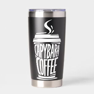 Gourde Isotherme Capybara Coffee Mug Animal drôle et adorable