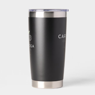 Gourde Isotherme Cary Yoga Collective - Mug de voyage noir élégant