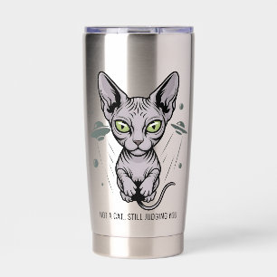 Gourde Isotherme Chat Sphynx Judicieux dans l'Art Spatial