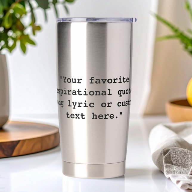 Gourde Isotherme Citation personnalisée (Créateur téléchargé)