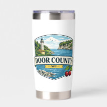 Comté de Door, phare du Wisconsin et aimant du lac