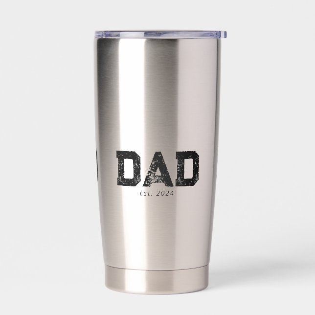 Gourde Isotherme Dad Established New Dad Gift (Gauche)