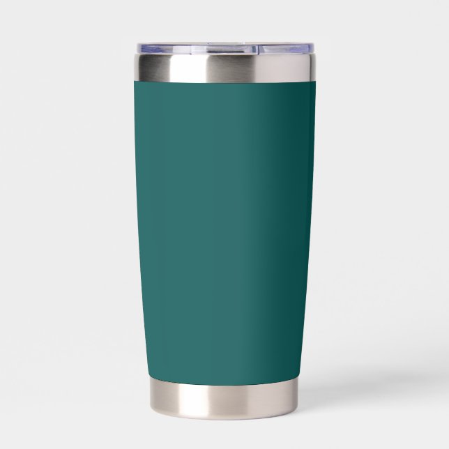 Gourde Isotherme Dark Teal Solid Color (Extérieur)