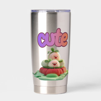 Gourde Isotherme Douceurs 3D Art Kawaii