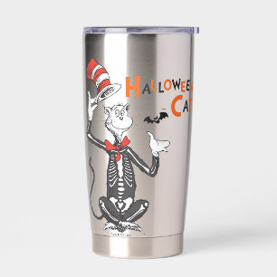 Gourde Isotherme Dr Seuss   Chat d'Halloween en Casquette