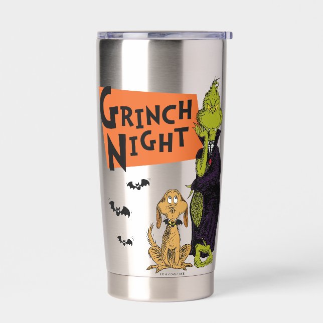 Gourde Isotherme Dr Seuss | Hallowen Grinch Night Graphic (Gauche)