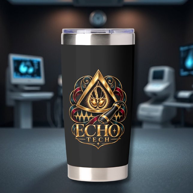 Gourde Isotherme Echo Tech - Echocardiographiste - Sonographe (Echo Tech - Echocardiographer - Sonographer Insulated Tumbler )