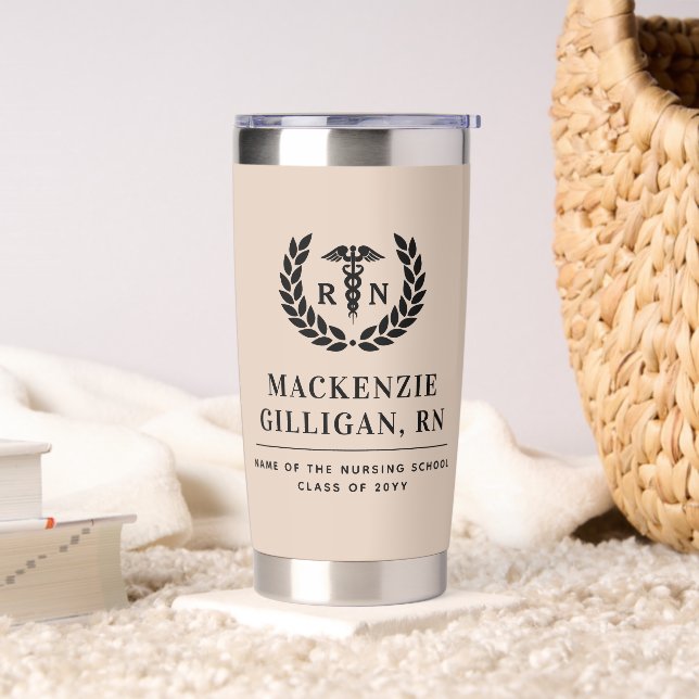 Gourde Isotherme École de soins infirmiers de la RN personnalisée É (Salon)