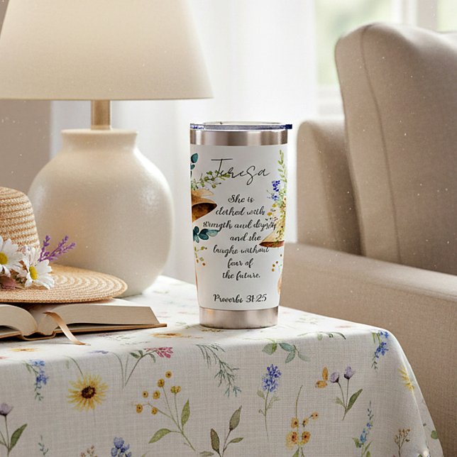 Gourde Isotherme Elle est habillée de force personnalisée (Créateur téléchargé)