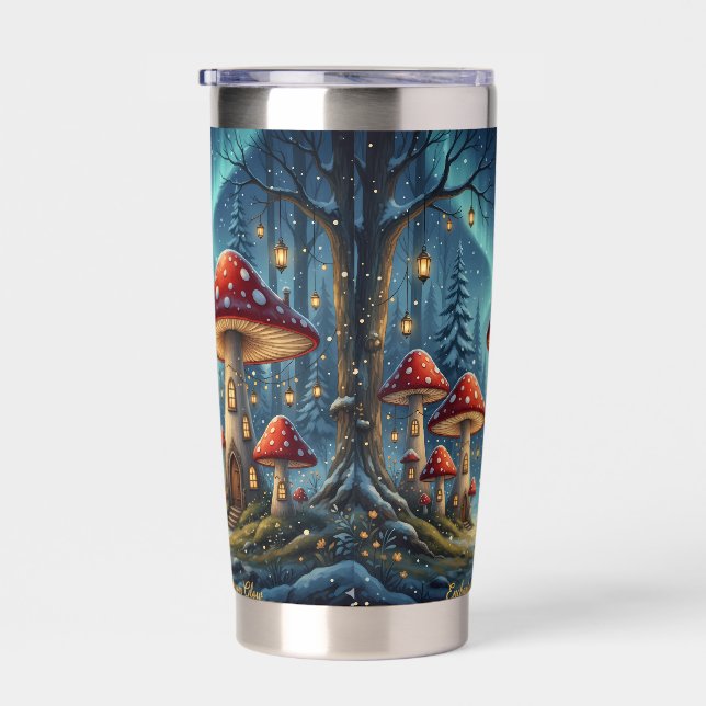 Gourde Isotherme  Enchanted Mushroom Glow Mug – Magical Fairy Fores (Gauche)
