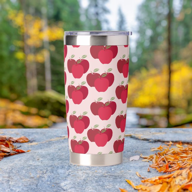 Gourde Isotherme Eye Catching Apple Pattern Insulated Drink Tumbler (Mariage)