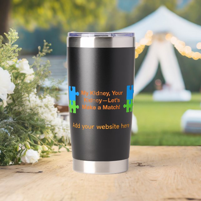 Gourde Isotherme Faisons une correspondance  (Mariage (pivotée))