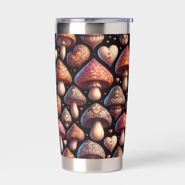 Gourde Isotherme Famille de champignons (Gauche)