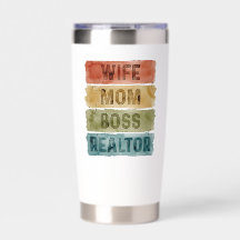 Femme Maman Patronne Agent Immobilier Aquarelle Pe