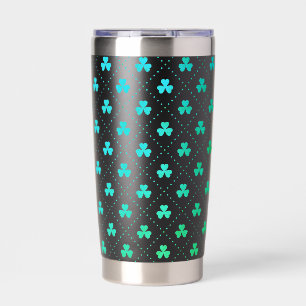 Gourde Isotherme Feuilles de trèfle motif de la Saint-Patrick-53223