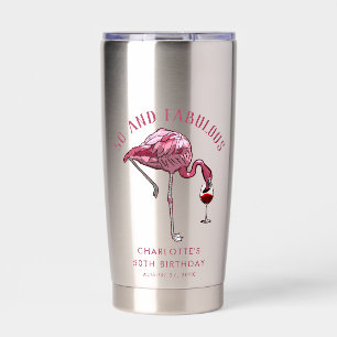 Gourde Isotherme Flamingo 50e anniversaire 50 ans et fabuleux Swag