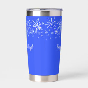Gourde Isotherme Gobelet isolant Flocon de neige