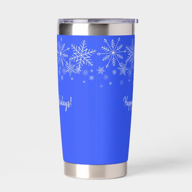 Gourde Isotherme Gobelet isolant Flocon de neige (Gauche)