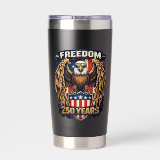 Gourde Isotherme Gobelets Eagle pour l'anniversaire des États-Unis,
