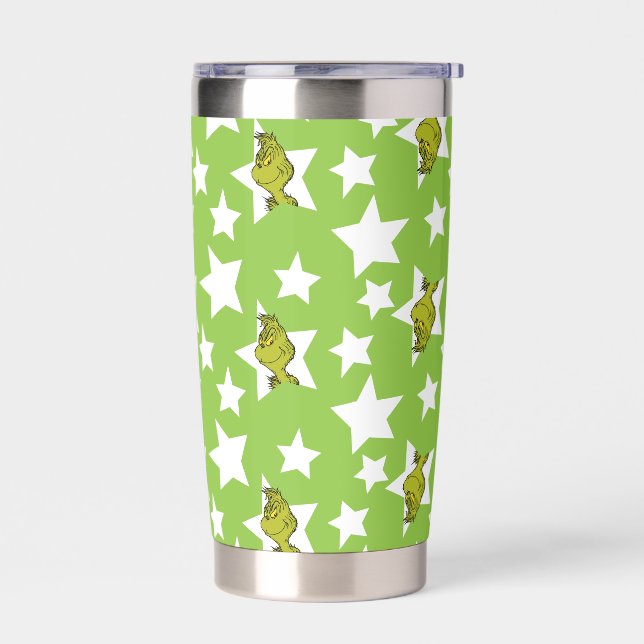 Gourde Isotherme Grinch Peeking Star Pattern (Gauche)