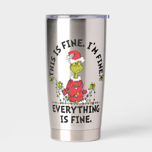 Gourde Isotherme Grinch Tout va bien