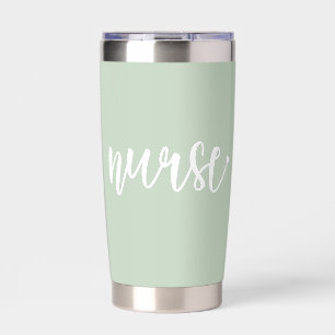 Gourde Isotherme Infirmière sur mesure Typographie Est Infirmière d