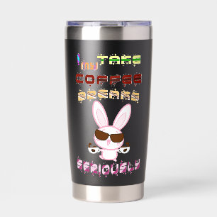 Gourde Isotherme Je Prends Mes Pause Café Au Sérieux