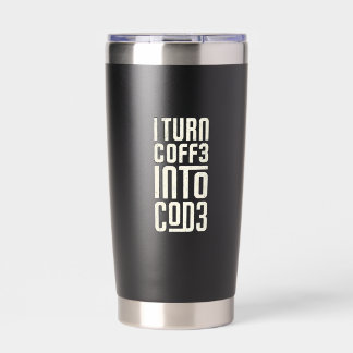 Gourde Isotherme Je Transforme Coff3 En Cod3 Black fun