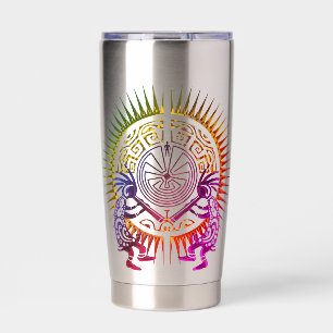 Gourde Isotherme Kokopelli Duo - Homme Dans Le Maze - Sun 1a