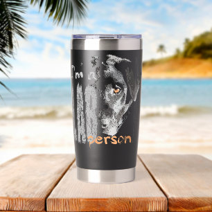Gourde Isotherme Labrador Je suis une personne LAB Labrador Dog
