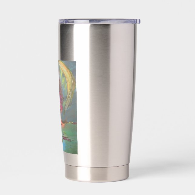 Gourde Isotherme Le gardien de secrets silencieux (Gauche)