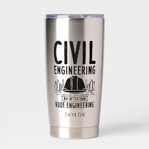 Gourde Isotherme Le génie civil est meilleur que le génie rudimenta