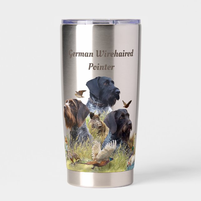 Gourde Isotherme Le Pointer allemand à poil dur (Extérieur)