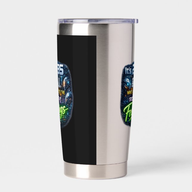 Gourde Isotherme Le tumbler cité "AI" (Gauche)