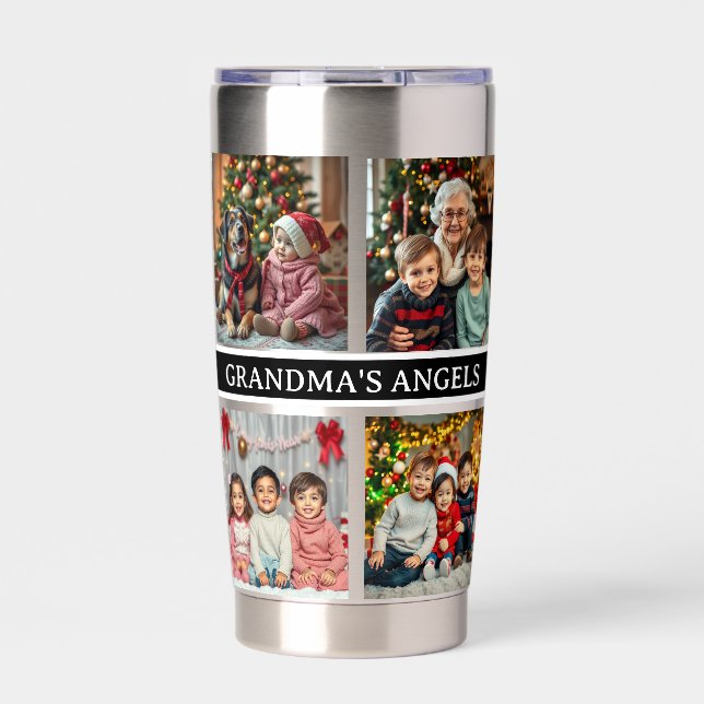 Gourde Isotherme Les Anges de Grand-mère | 8 modèle de photo (Extérieur)