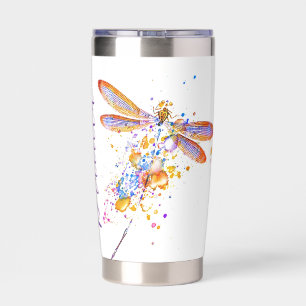 Gourde Isotherme Libellule éclaboussure personnalisée