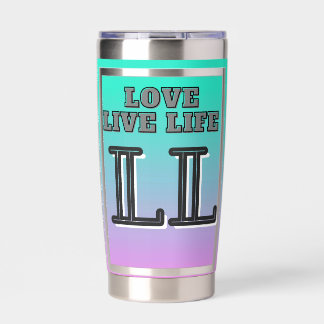 Gourde Isotherme Love Live Life  Quote