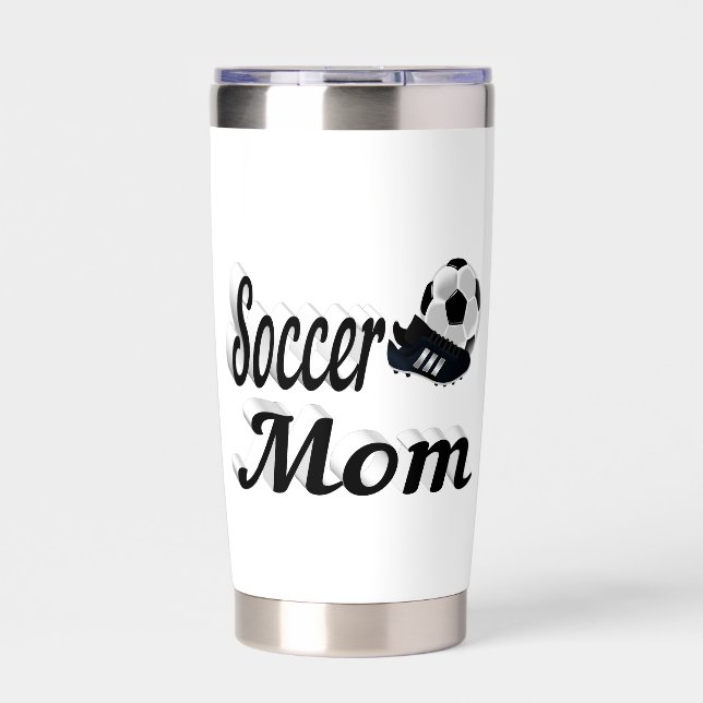 Gourde Isotherme Maman de football (Extérieur)