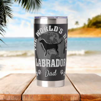 Gourde Isotherme Meilleur Papa Labrador Du Monde