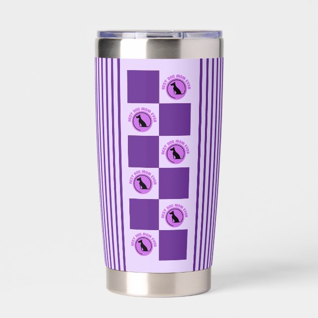 Gourde Isotherme Meilleure maman chien jamais, Cadeaux Amoureux de  (Extérieur)