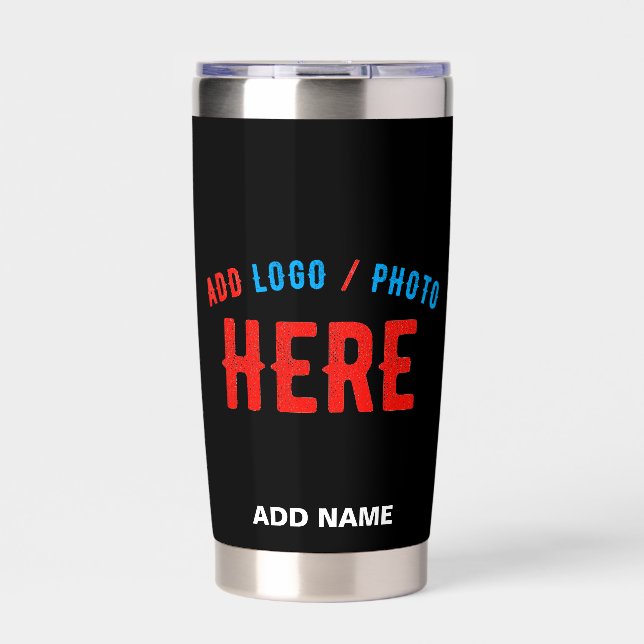 GOURDE ISOTHERME MODERNE ET MODERNE PERSONNALISABLE NOIR VÉRIFIÉ (Extérieur)