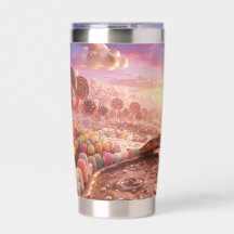 monde de bonbons infini et rivière de chocolat & G