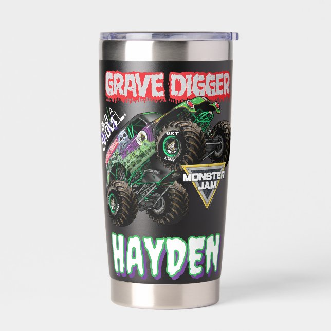 Gourde Isotherme Monster Jam Grave Digger (Gauche)