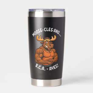 Gourde Isotherme Moose-cles et BCAAs – Drôle de moose à la salle de