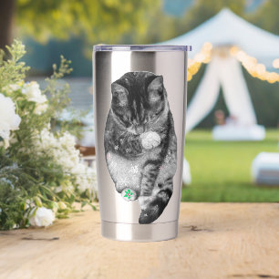 Gourde Isotherme Mug de vacances Patte givré