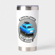 Mug Thermal Blanc avec logo Ride Along 2026 & QR