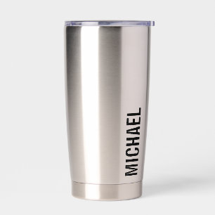 Gourde Isotherme Nom personnalisé minimaliste moderne
